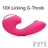 10X Licking G-Throb Rechargeable Silicone Vibrator
